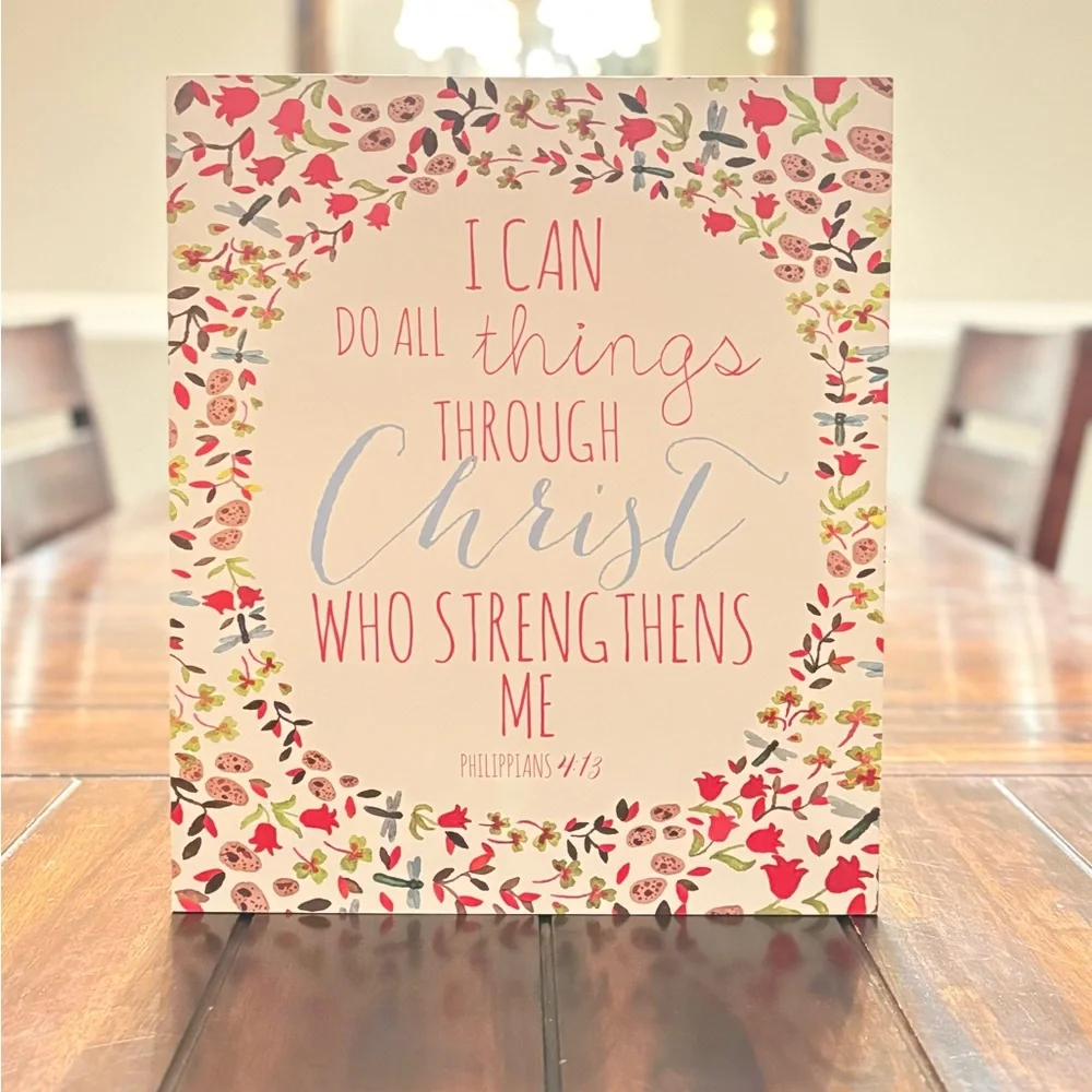 Philippians 4:13 Picture (12x14) Wall Art